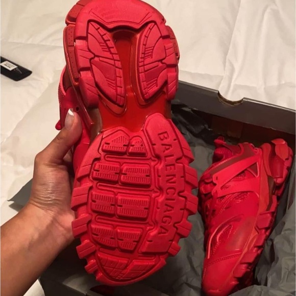 Red Balenciaga Track Womens 36